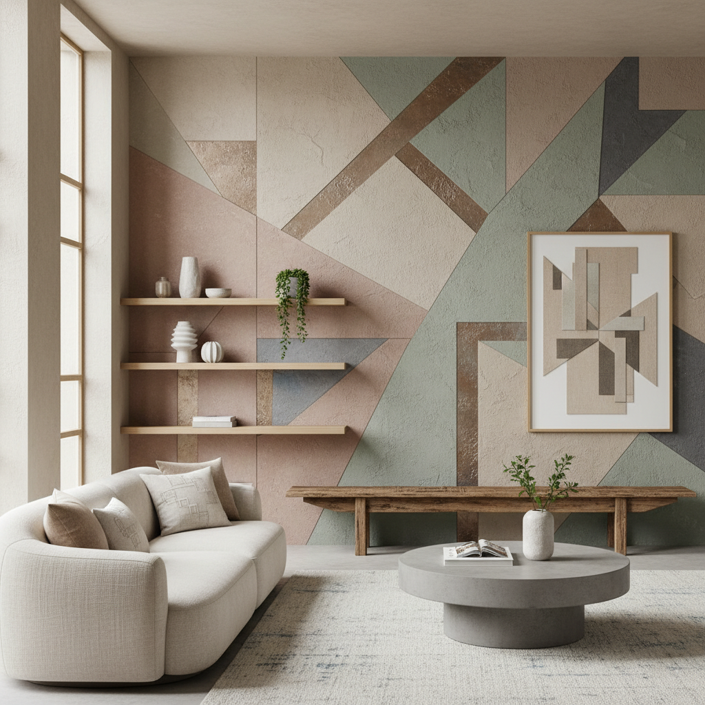 Modern iç mekan dekorasyonu ve alçı boya trendleri