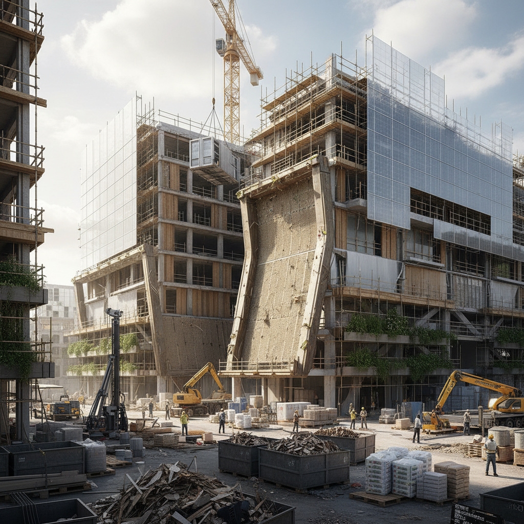 Modern inşaat ve renovasyon alanı