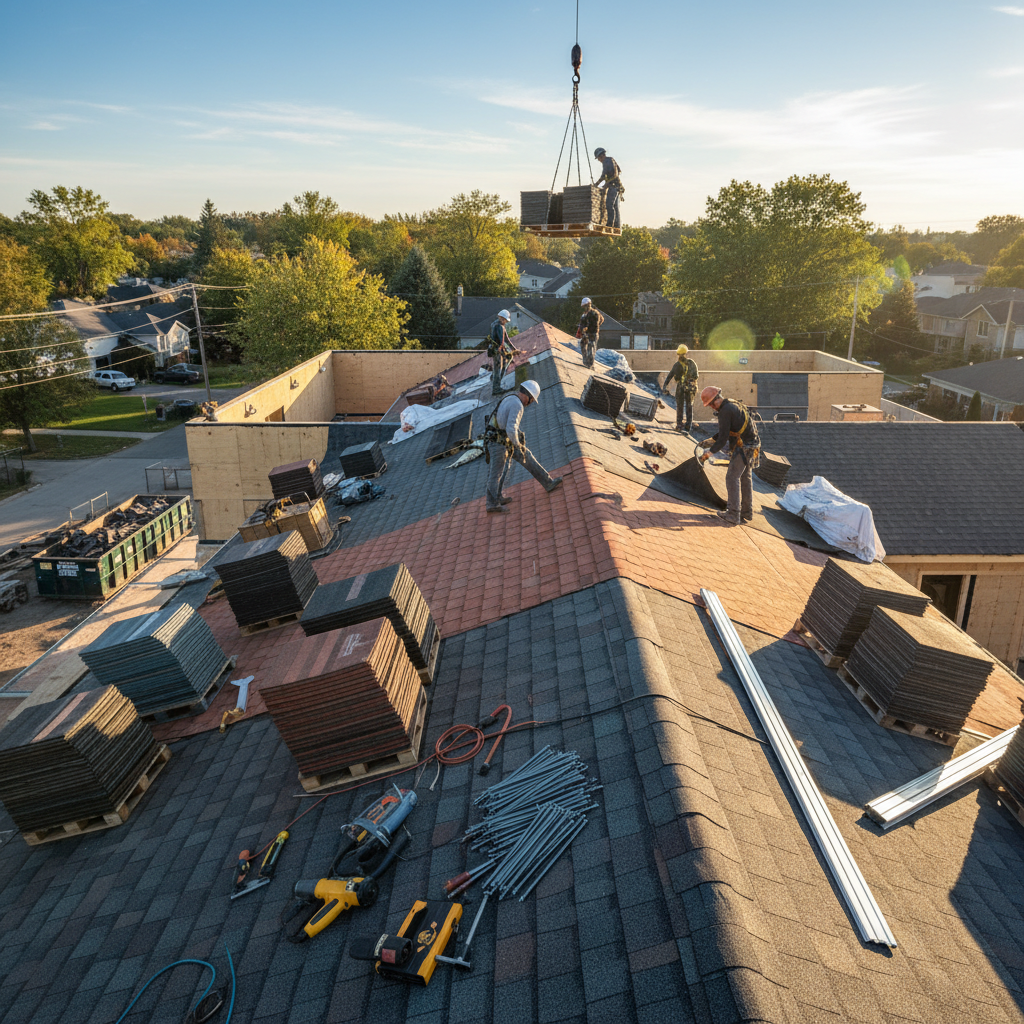 Çatı yenileme malzemeleri ve aletleri