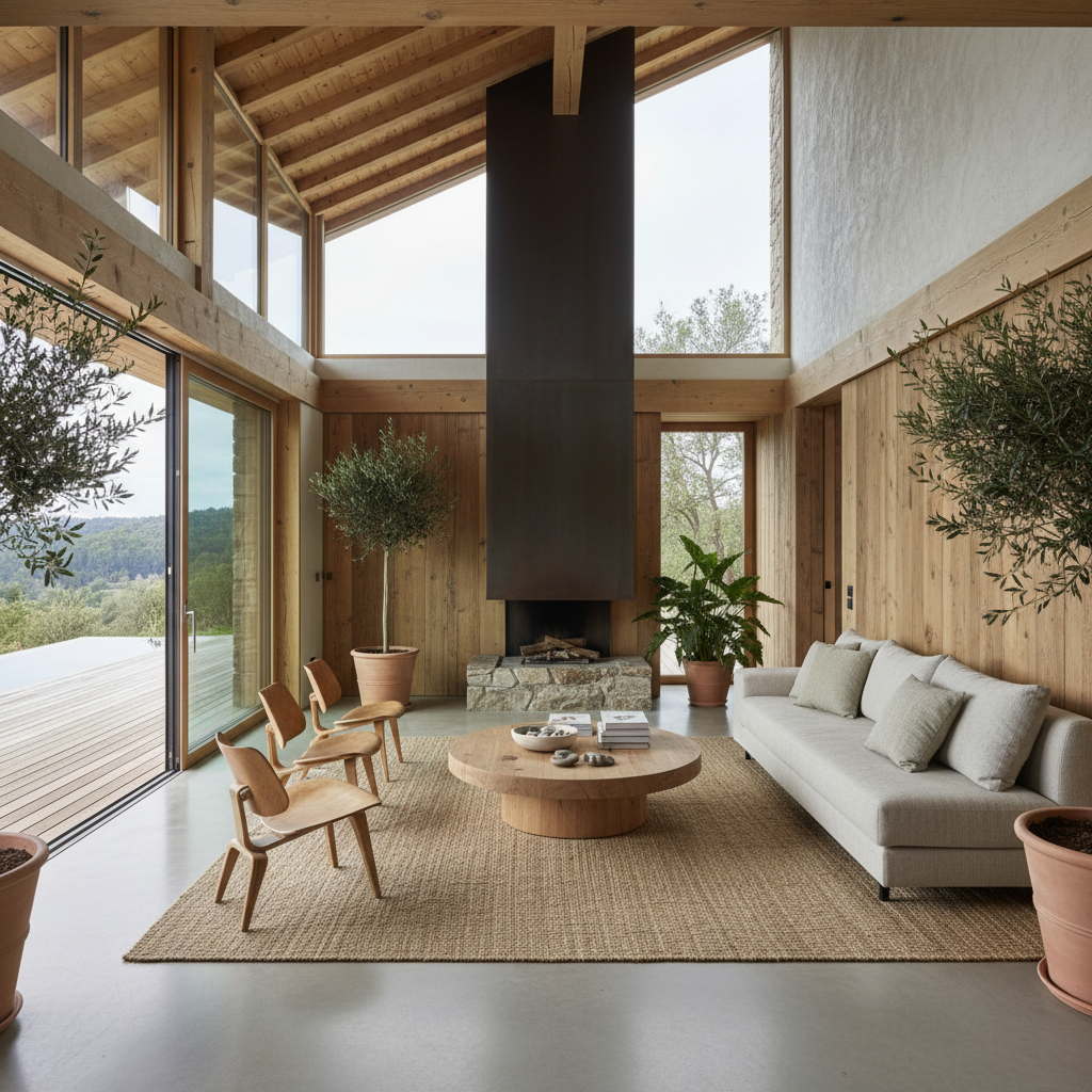 Modern villa iç mekan dekorasyonu