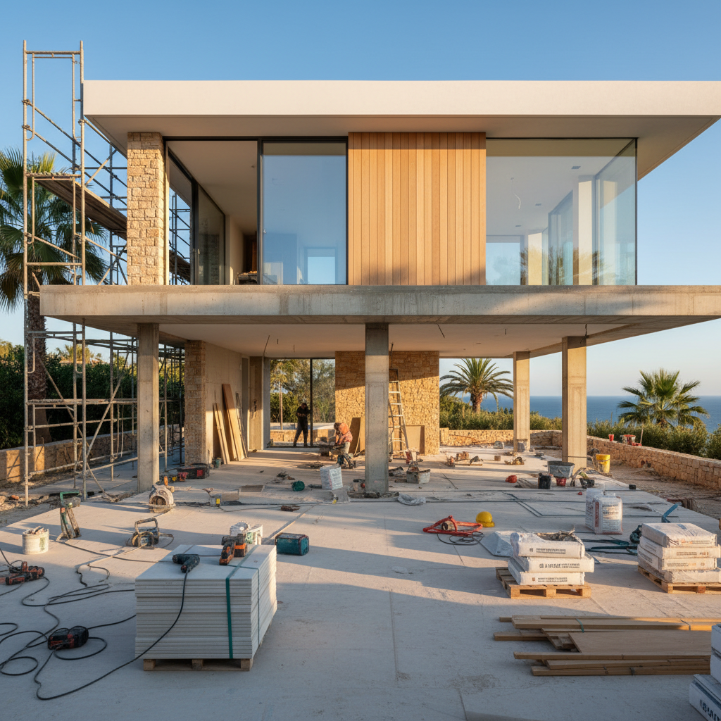 Modern bir villanın tadilatı