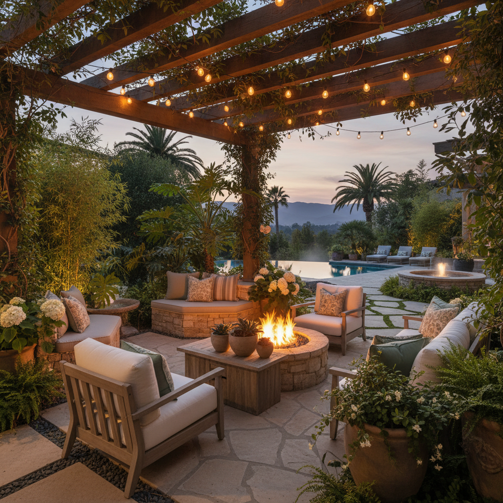 Konforlu açık alan tasarımı