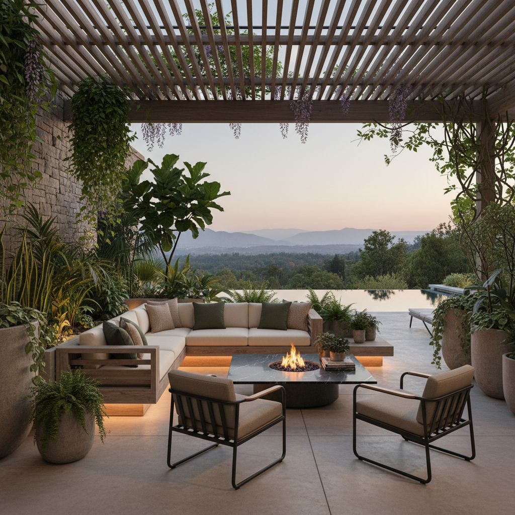 Konforlu açık alan tasarımı