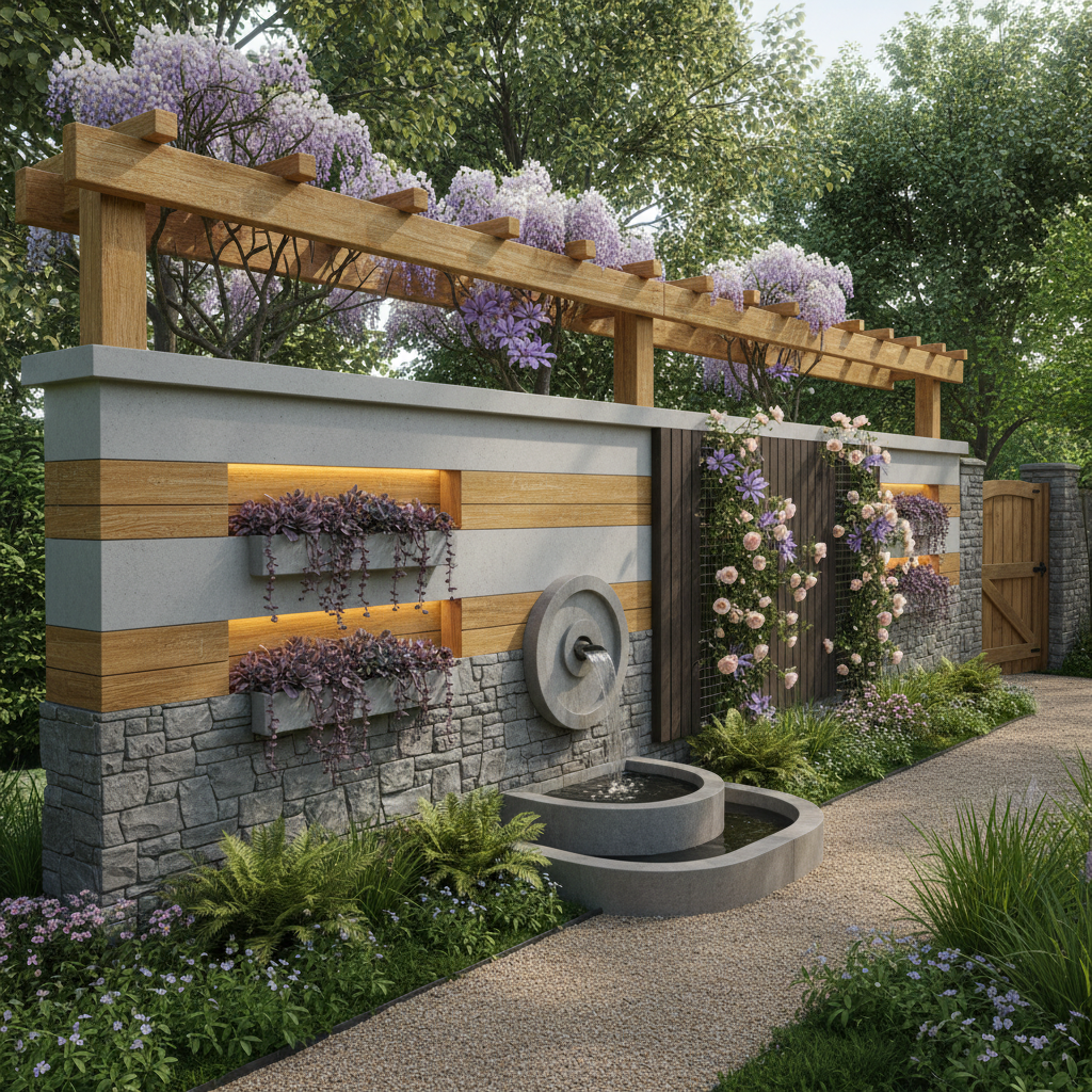 Bahçe duvarı tasarımı