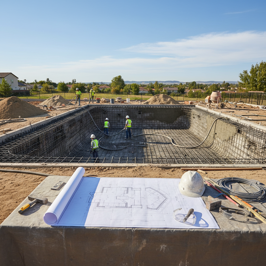 Betonarme havuz yapımı aşamaları