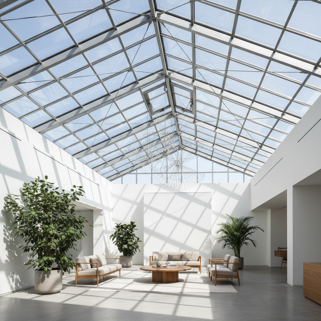 Modern cam tavan sistemi