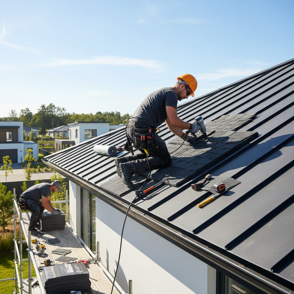 Çatı aktarma işlemi yapılan bir ev