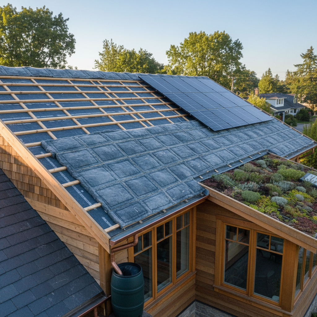 İyi yalıtılmış bir çatı