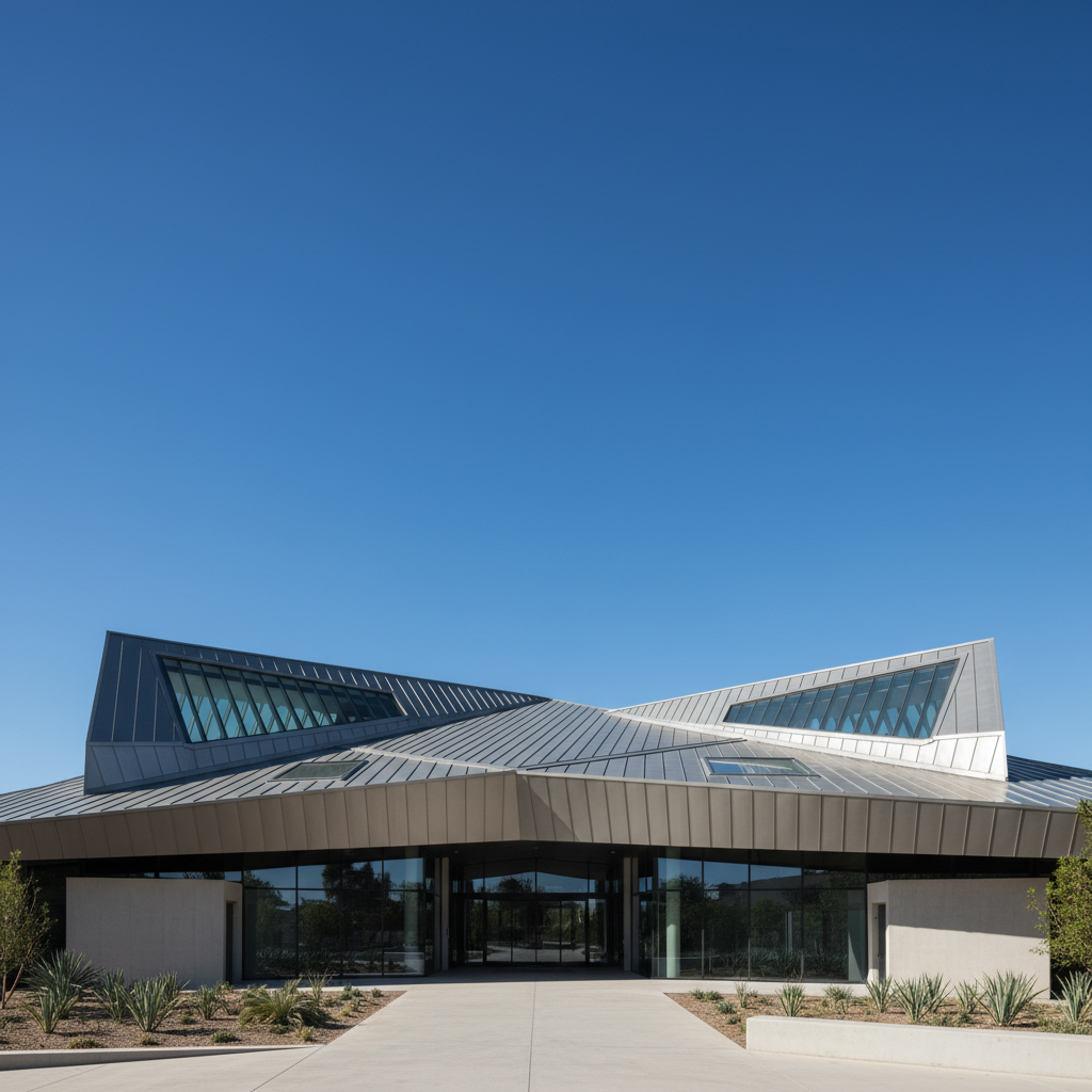 Modern çelik çatı sistemi