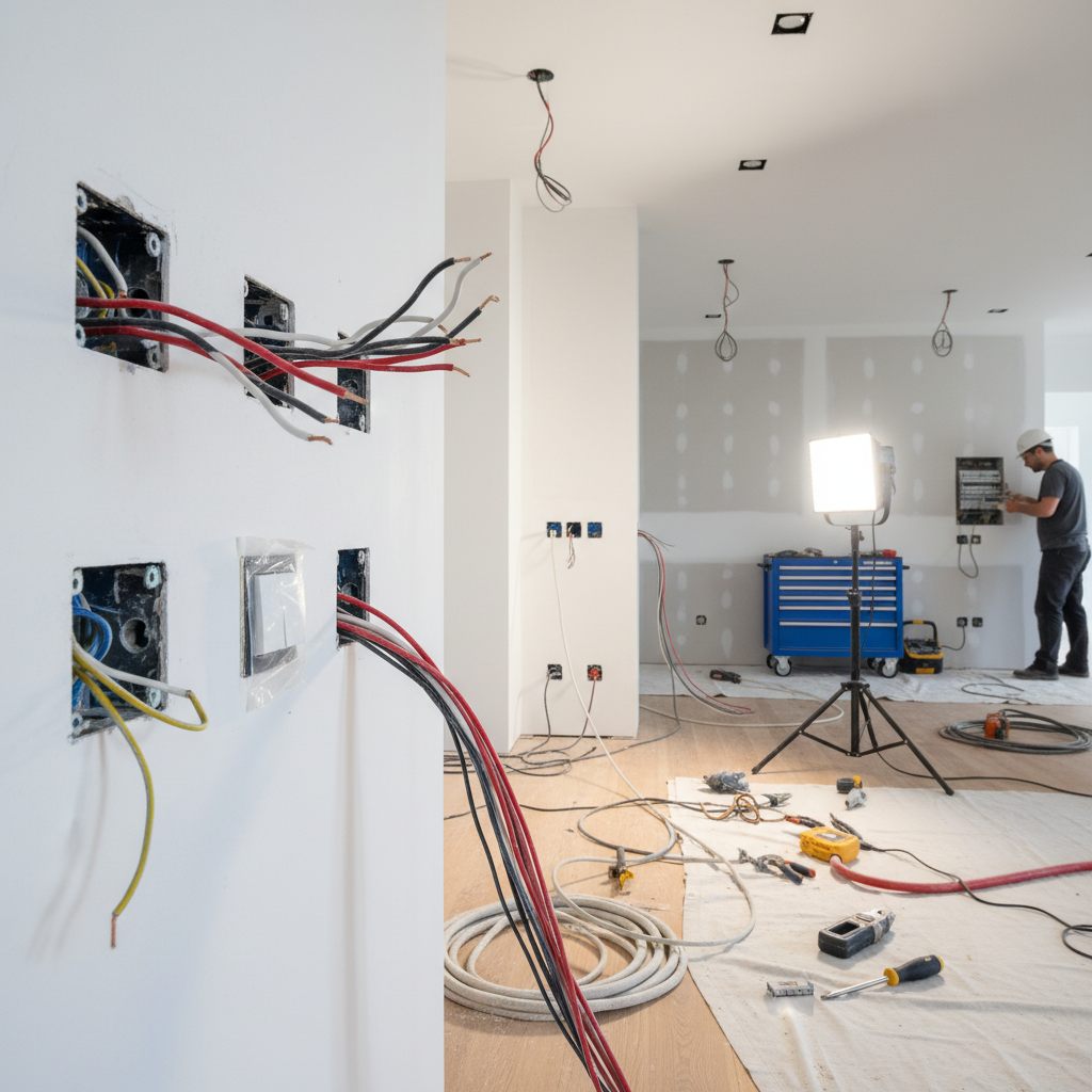 Modern elektrik renovasyonu