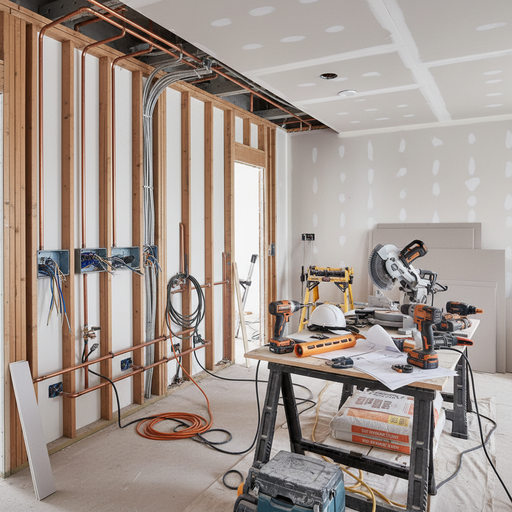 Elektrik ve tesisat yenileme süreci