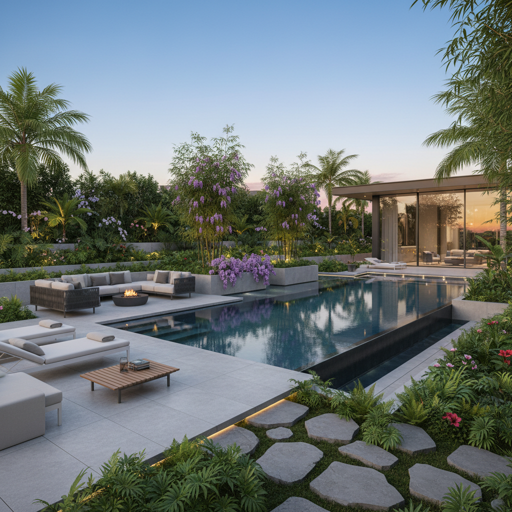 Peyzaj ile Entegre Havuzlar