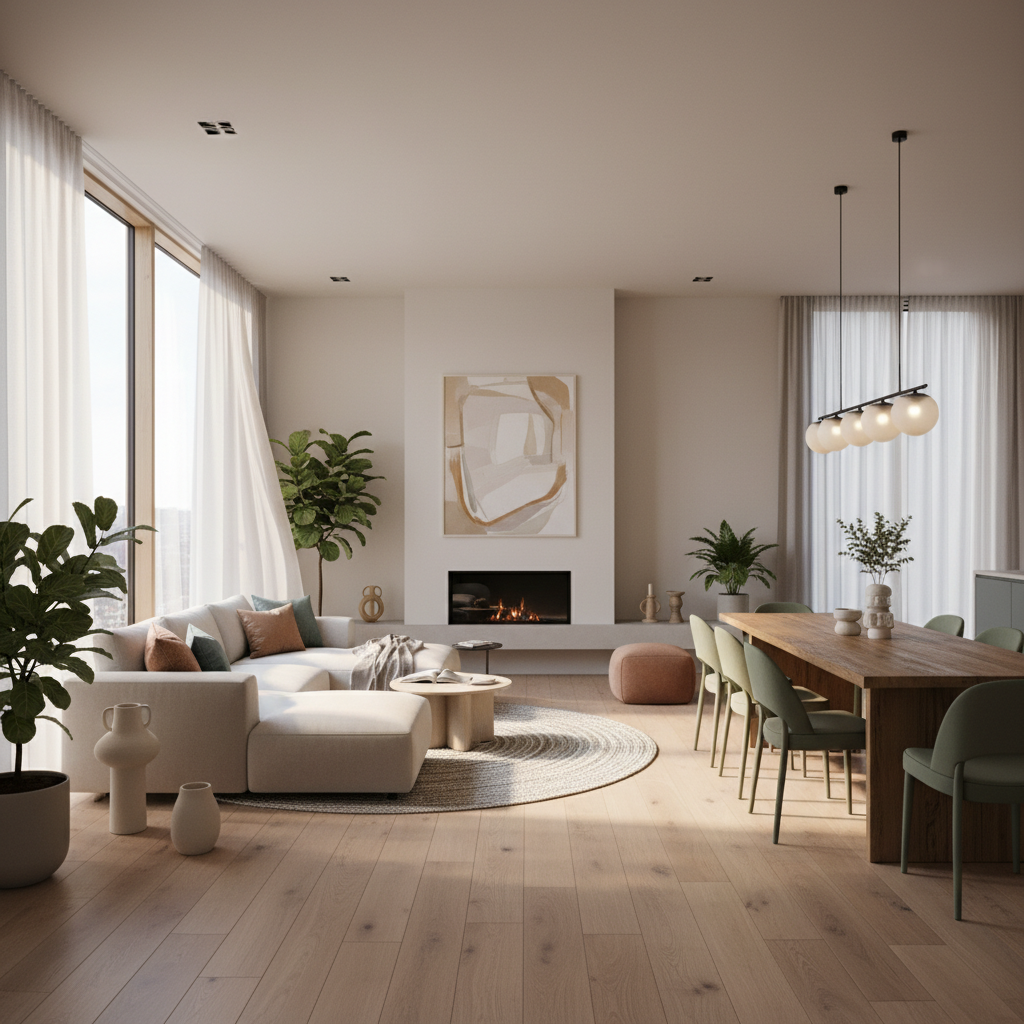 Modern iç mekan dekorasyonu