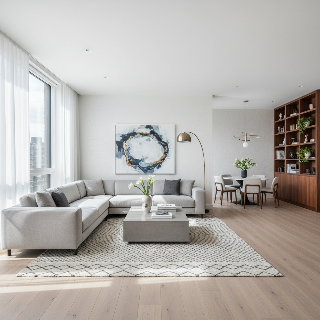 Modern iç mekan tadilat örneği