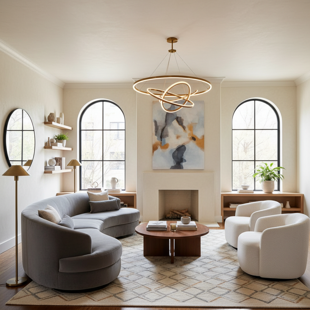 Modern iç mekan tadilat örneği