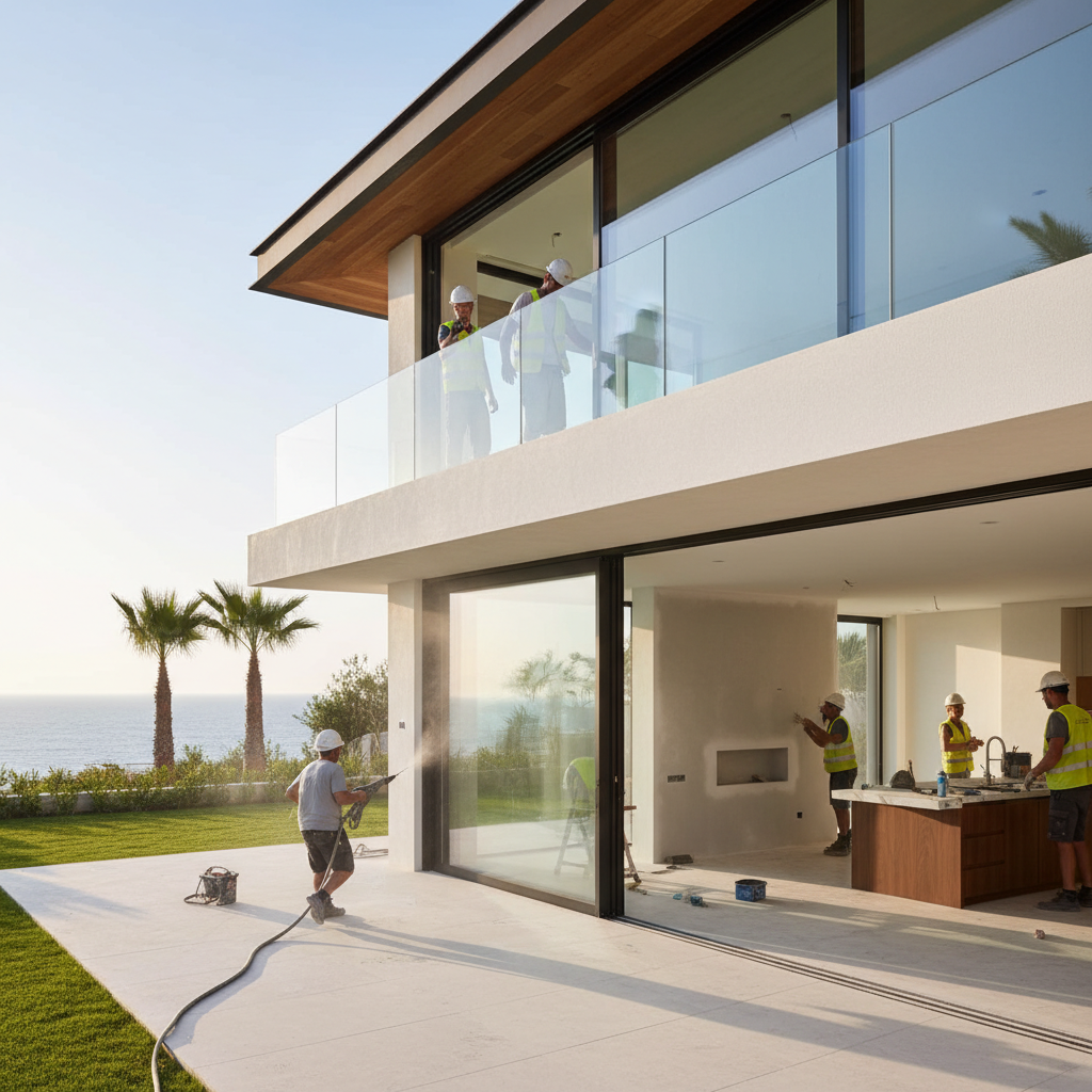 Modern villa tadilatı süreci