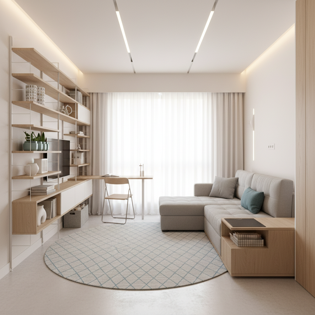 Küçük bir oturma alanı tasarımı