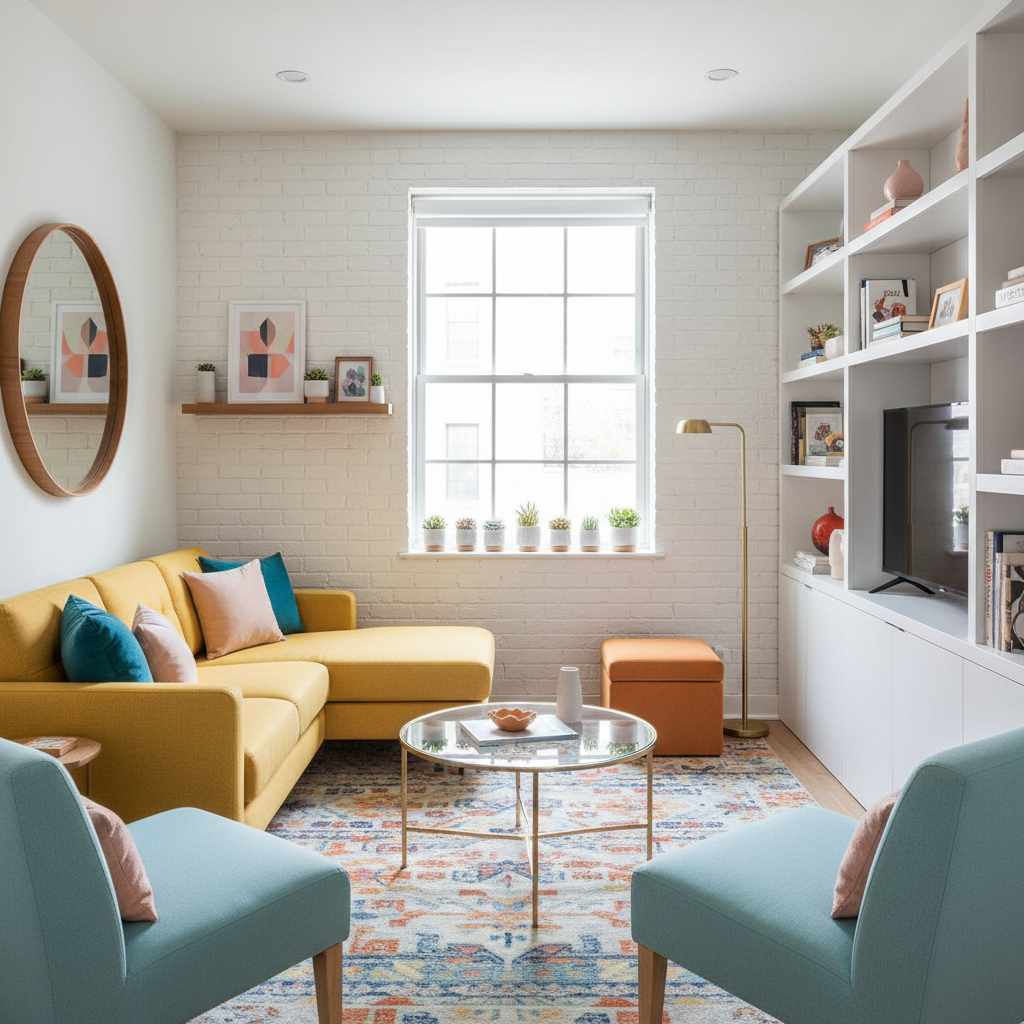 Küçük alanda modern tasarım örneği