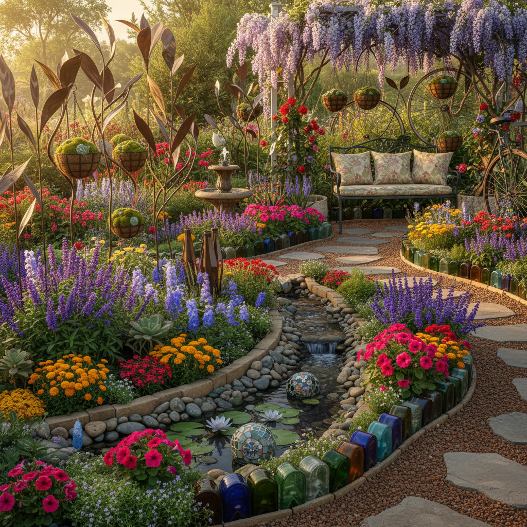 Yaratıcı bahçe düzenlemeleri