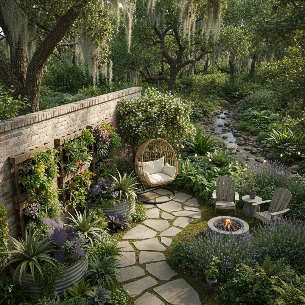 Küçük bir bahçe tasarımı