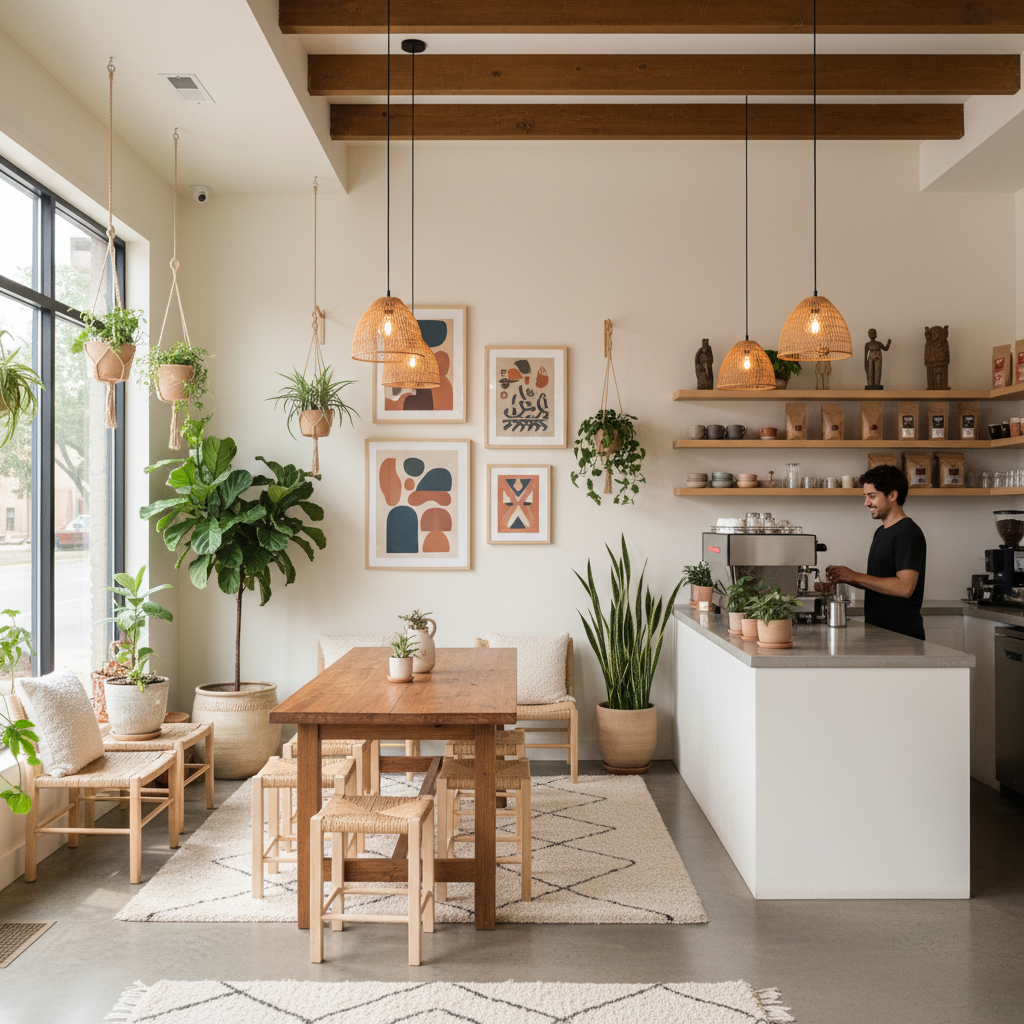 Küçük işletme iç mekan dekorasyonu