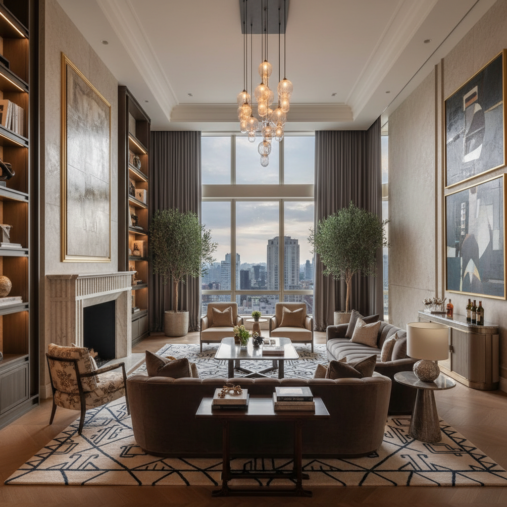 Şık ve lüks bir yaşam alanı