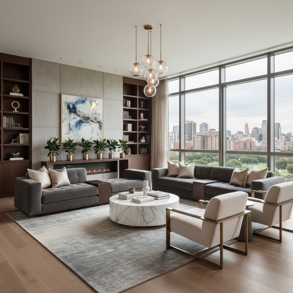 Lüks yaşam alanı tasarımı