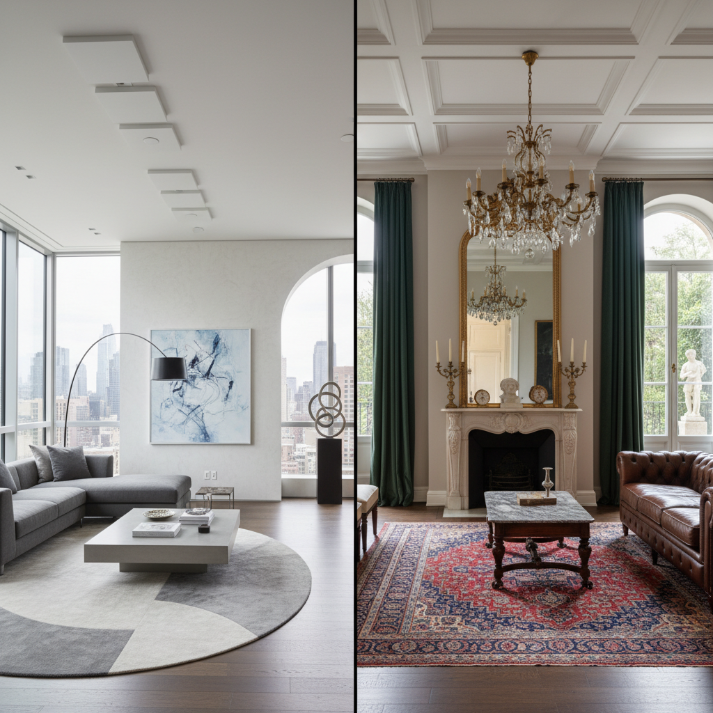 Modern ve klasik tasarım örnekleri