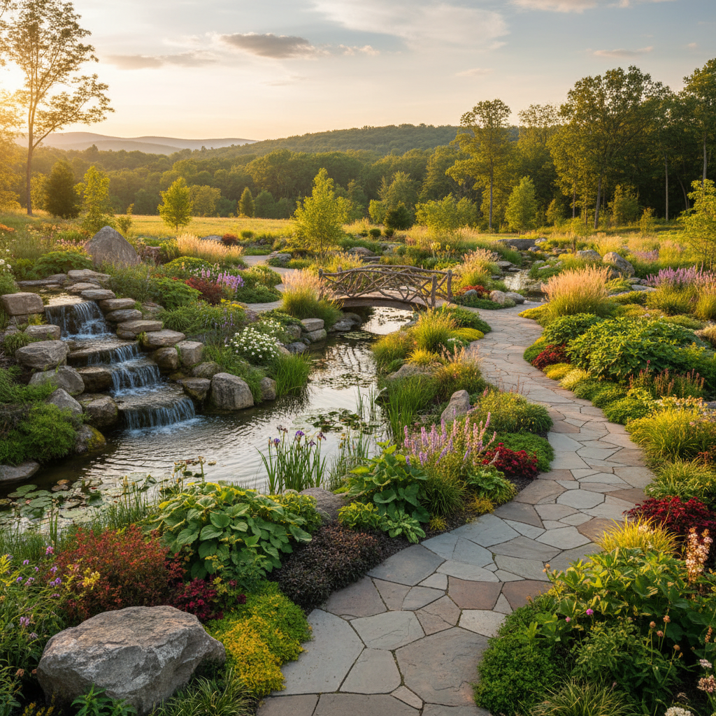 Güzel bir peyzaj tasarımı