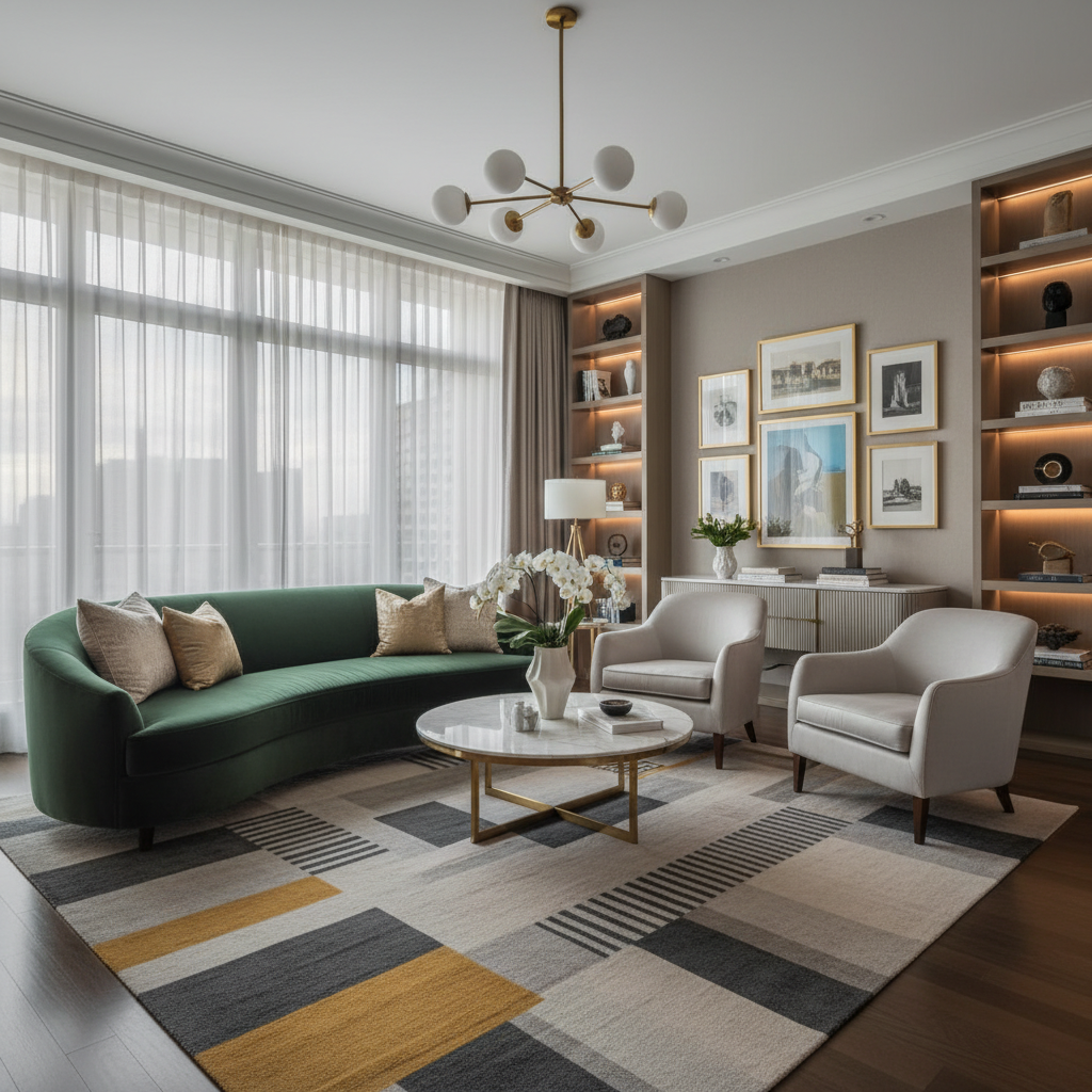 Lüks iç mekan tasarımı örneği