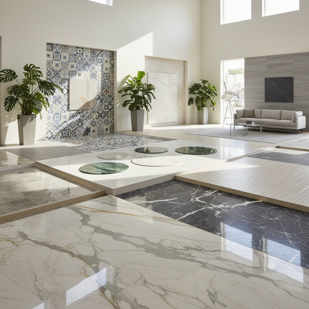 Seramik ve mermer zemin seçenekleri