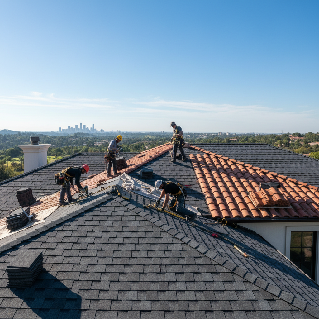 Şingle ve kiremit çatı örnekleri