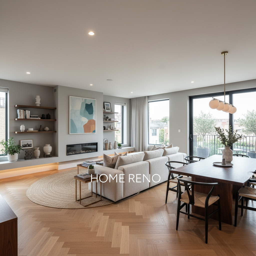 Modern tadilat örneği iç mekan.