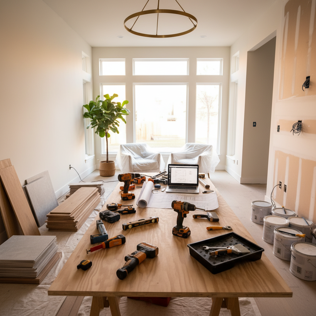 Modern tadilat alanı ve malzemeleri