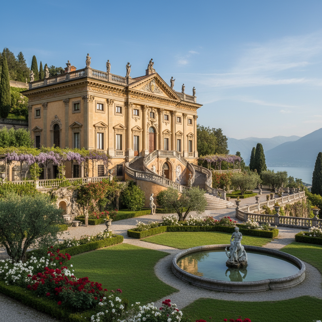 Restorasyon yapılmış tarihi bir villa