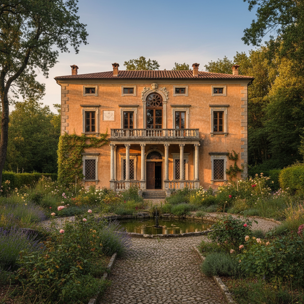 Restorasyon yapılmış tarihi bir villa