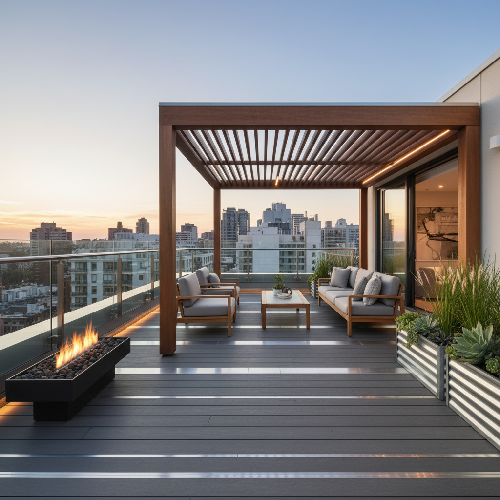 Modern teras kapatma örnekleri