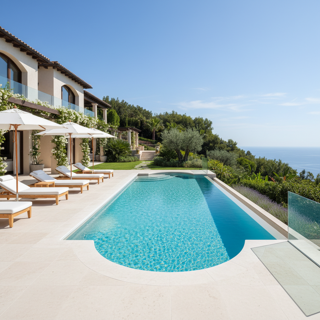 Lüks villa havuzu tasarımı