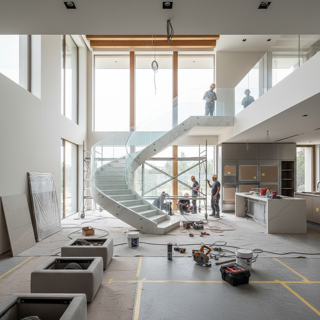 Lüks bir villa tadilat süreci