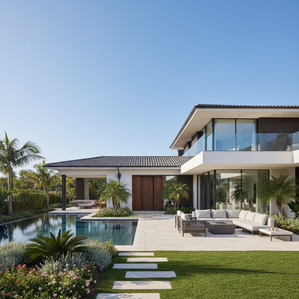 Modern bir villa tadilat örneği