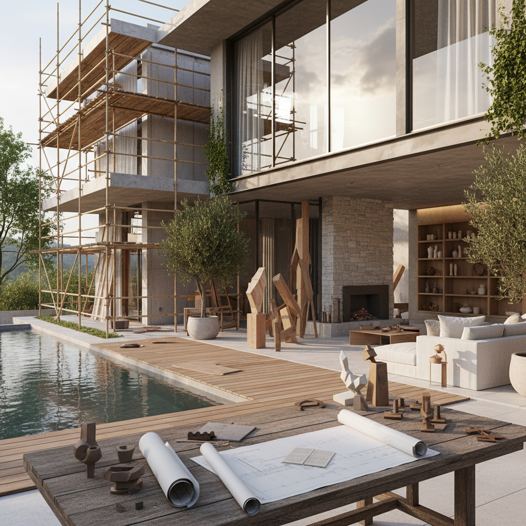 Modern villa tadilatı