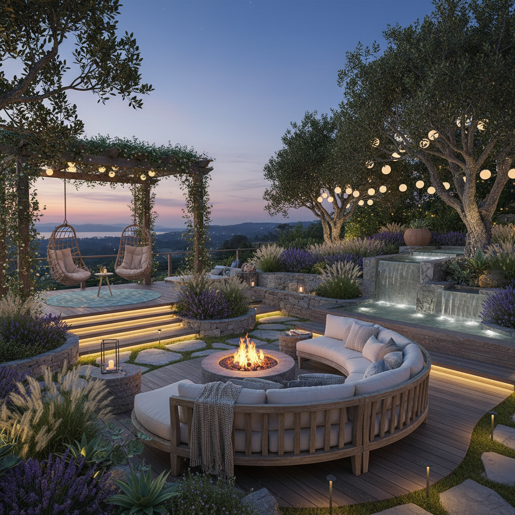 Yazlık ev için dış mekan tasarımı